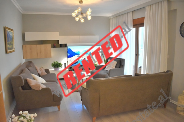 Apartment for rent in Bllok area in Tirana.

The apartment is situated on the eighth floor of a ne